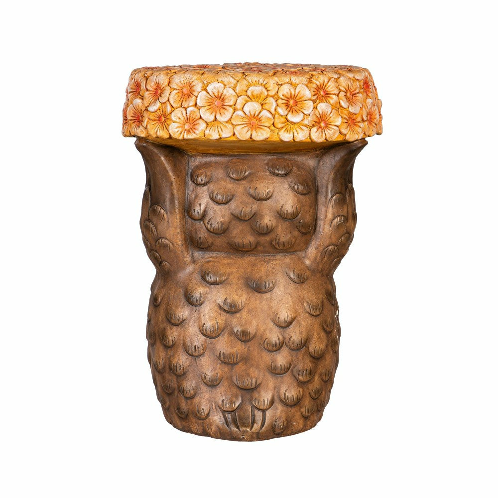 17" Resin Owl Patio Table | Plow & Hearth