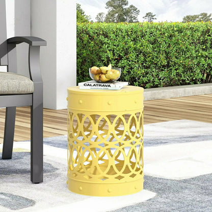 Riviera Outdoor Metal Large End Table | Plow & Hearth