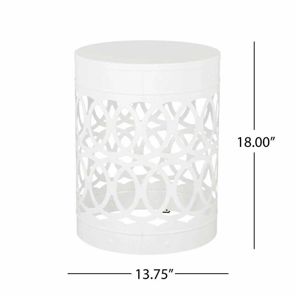 Riviera Outdoor Metal Large End Table | Plow & Hearth