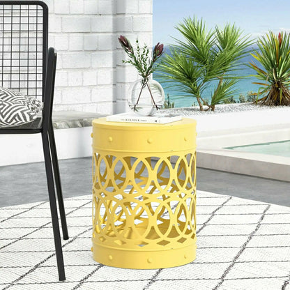 Riviera Outdoor Metal Large End Table | Plow & Hearth