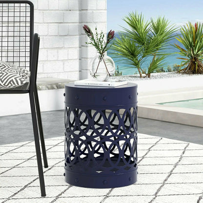 Riviera Outdoor Metal Large End Table | Plow & Hearth