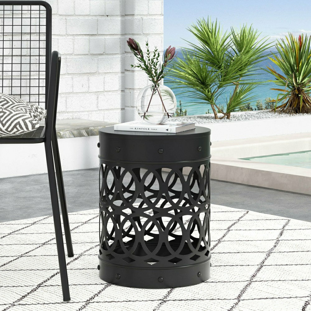 Riviera Outdoor Metal Large End Table | Plow & Hearth