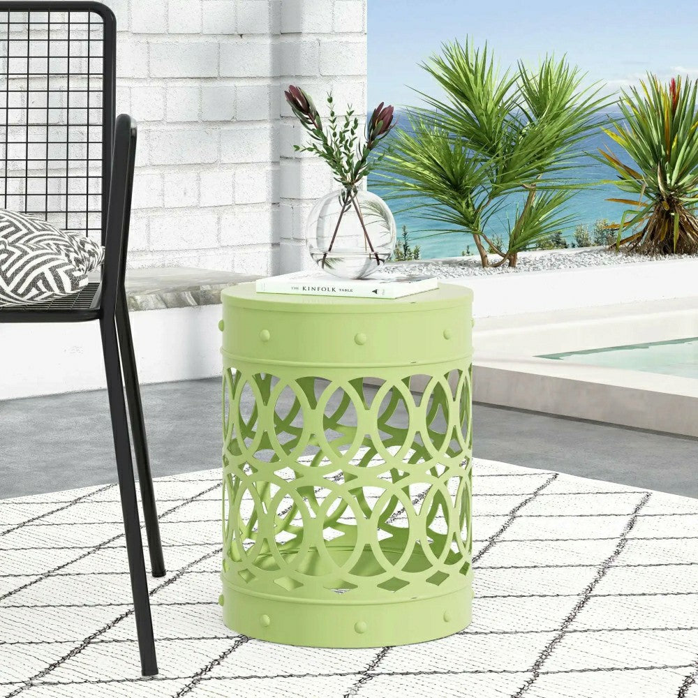 Riviera Outdoor Metal Large End Table | Plow & Hearth
