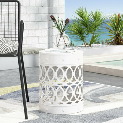 Riviera Outdoor Metal Large End Table | Plow & Hearth