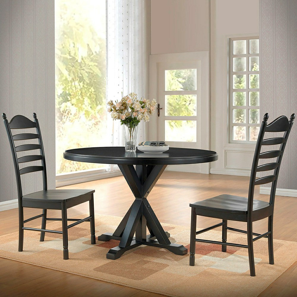 48" Round Trestle Dining Table | Plow & Hearth