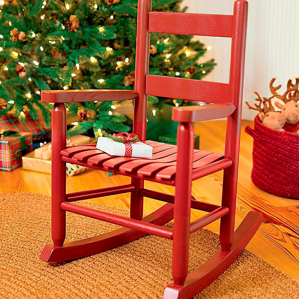 Childs Oak Ladderback Rocker | Plow & Hearth
