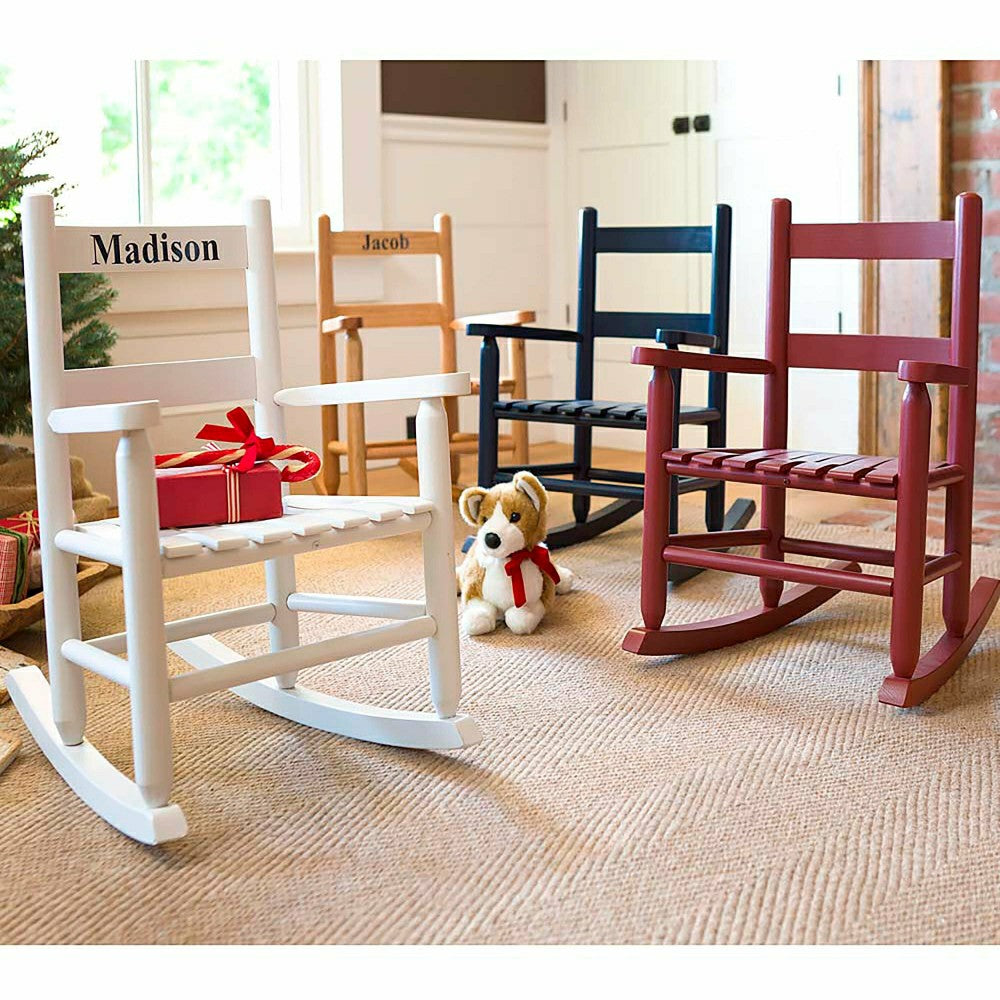 Child's Oak Ladderback Rocker | Plow & Hearth