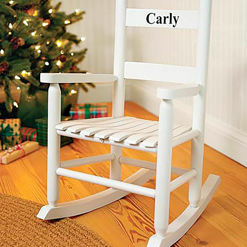 Child's Oak Ladderback Rocker | Plow & Hearth