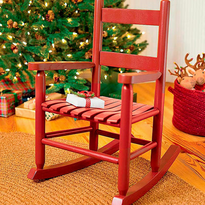 Child's Oak Ladderback Rocker | Plow & Hearth