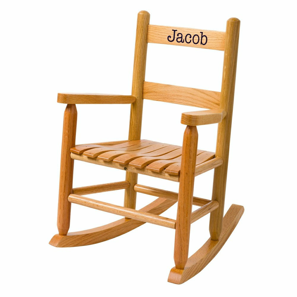 Child's Oak Ladderback Rocker | Plow & Hearth