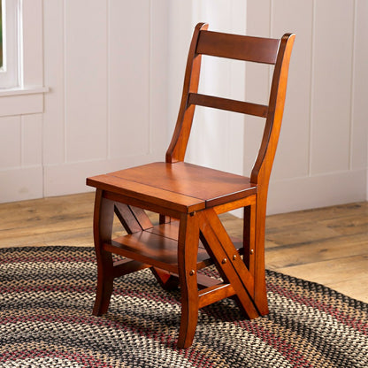 Reproduction Parawood Ben Franklin Convertible Ladder Chair | Plow & Hearth