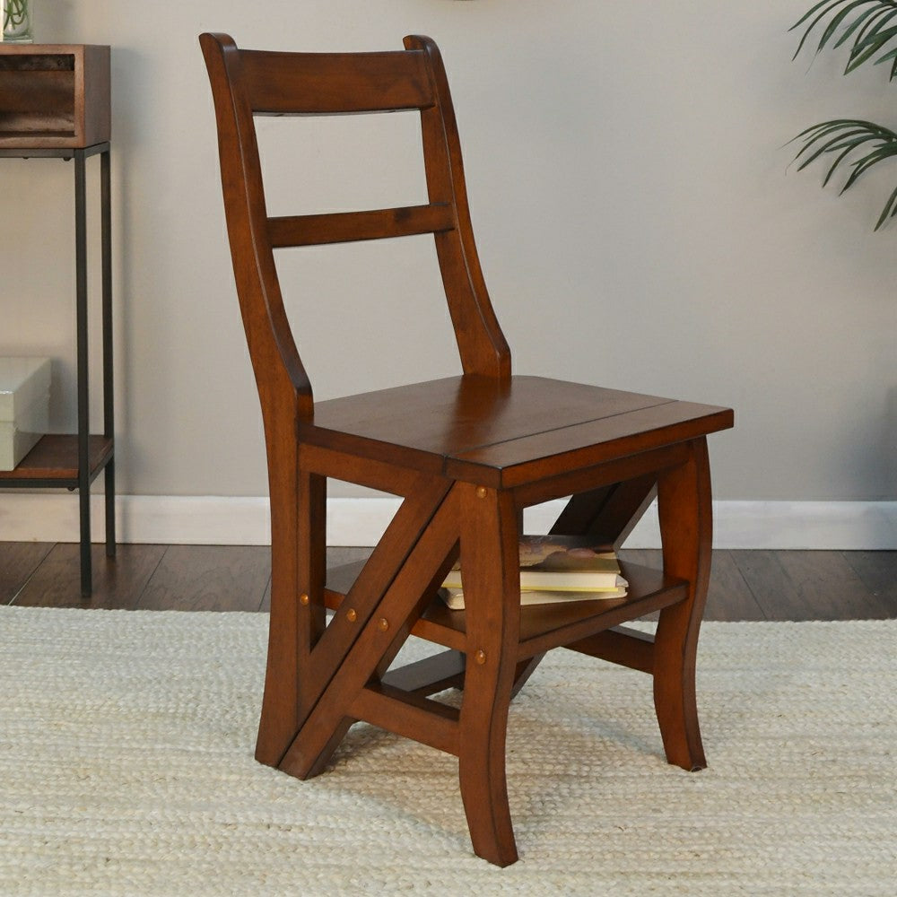 Reproduction Parawood Ben Franklin Convertible Ladder Chair | Plow & Hearth