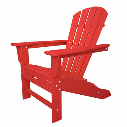 POLYWOOD Adirondack Chair with Ottoman | Plow & Hearth