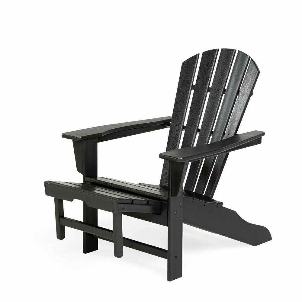 POLYWOOD Adirondack Chair with Ottoman | Plow & Hearth