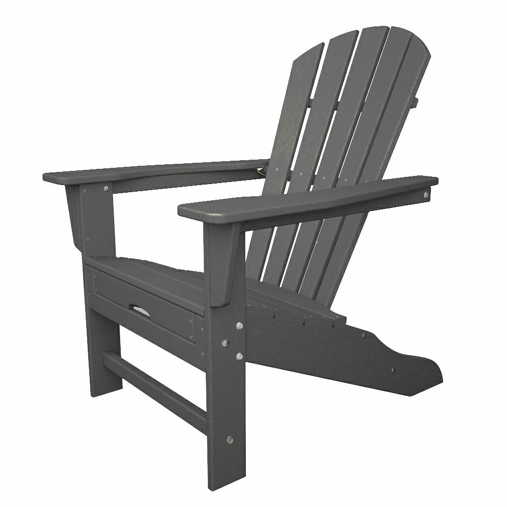 POLYWOOD Adirondack Chair with Ottoman | Plow & Hearth