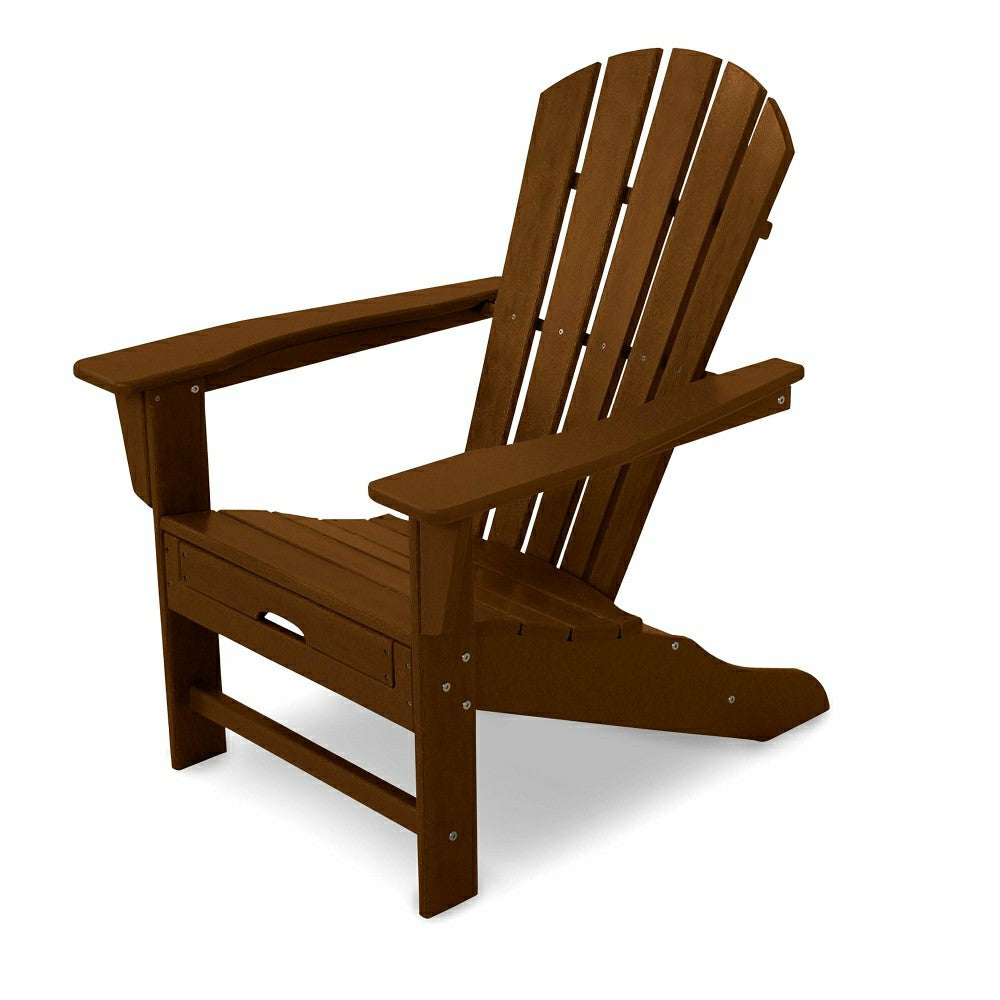 POLYWOOD Adirondack Chair with Ottoman | Plow & Hearth
