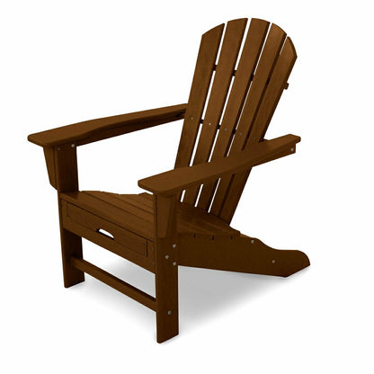 POLYWOOD Adirondack Chair with Ottoman | Plow & Hearth