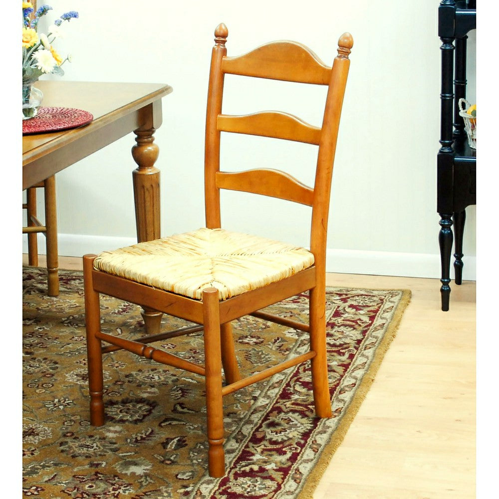 Farmhouse Hardwood Ladder Back Chair | Plow & Hearth
