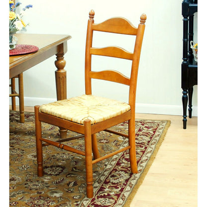 Farmhouse Hardwood Ladder Back Chair | Plow & Hearth
