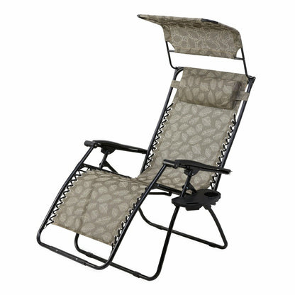 Zero Gravity Chair With Awning | Plow & Hearth