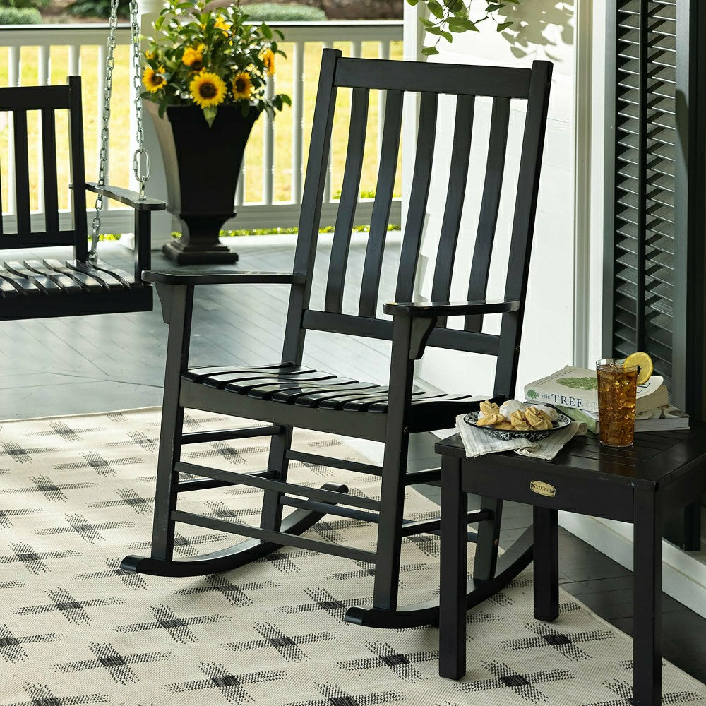 Slatted Wood Rocker | Plow & Hearth