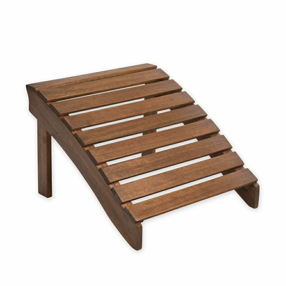 Wooden Adirondack Ottoman | Plow & Hearth