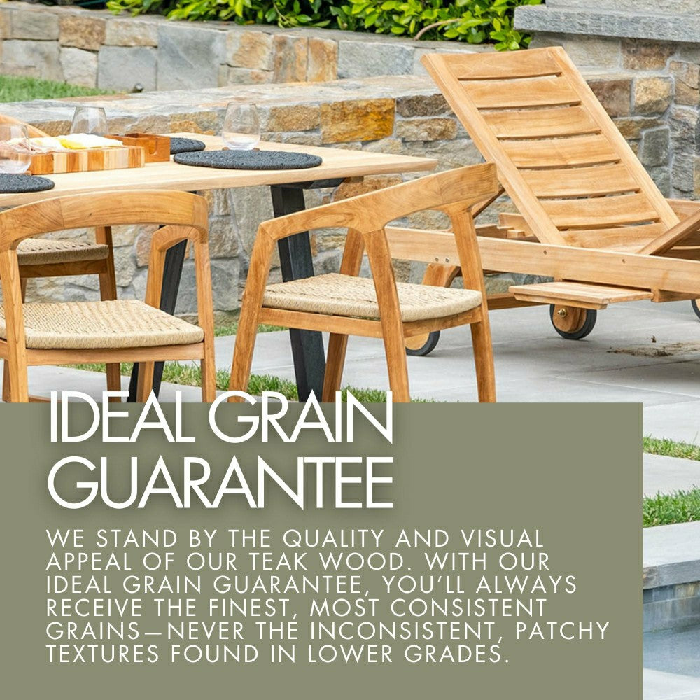 Phoenix Natural Teak Shower and Bath Slatted Stool | Plow & Hearth