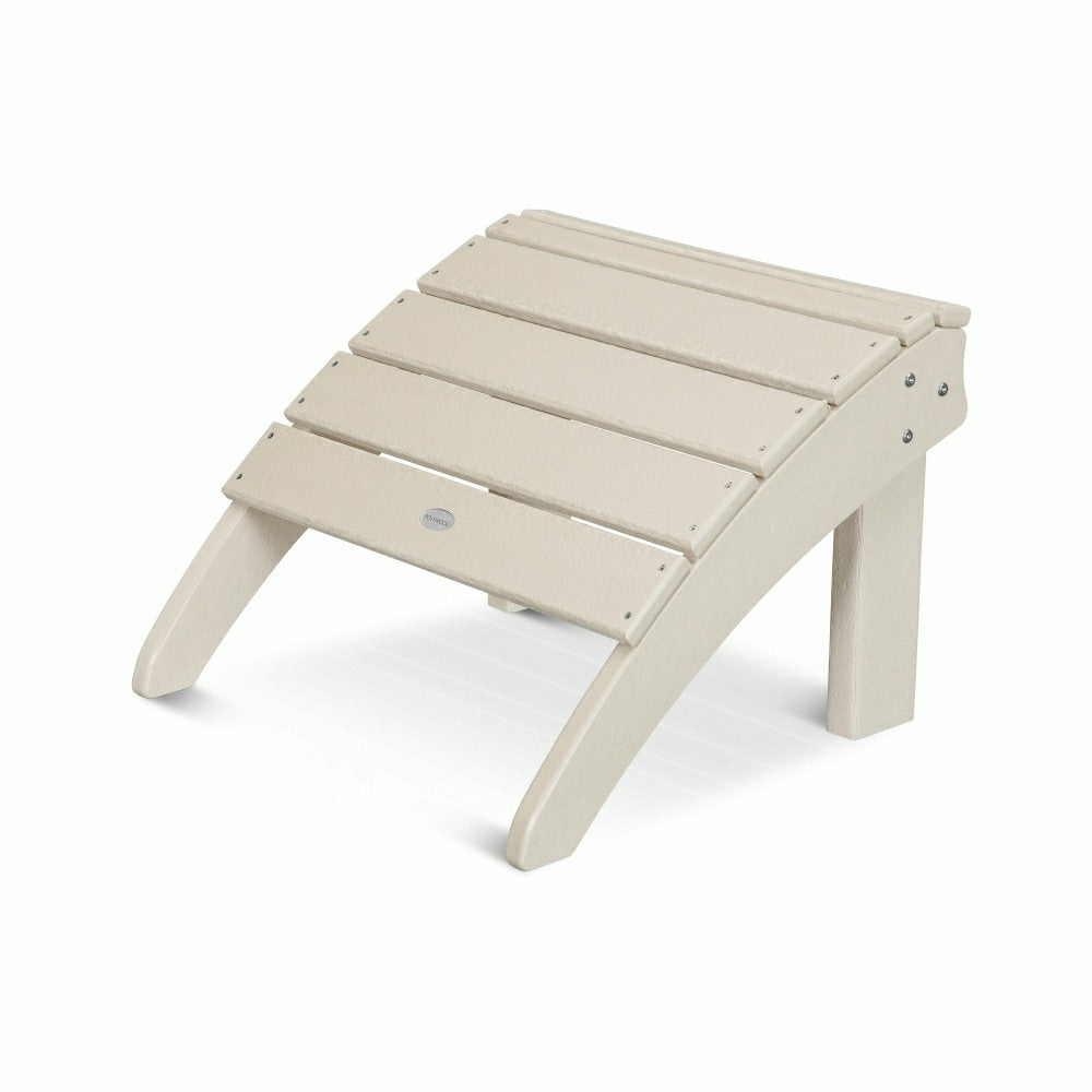 POLYWOOD® Seashell Ottoman | Plow & Hearth