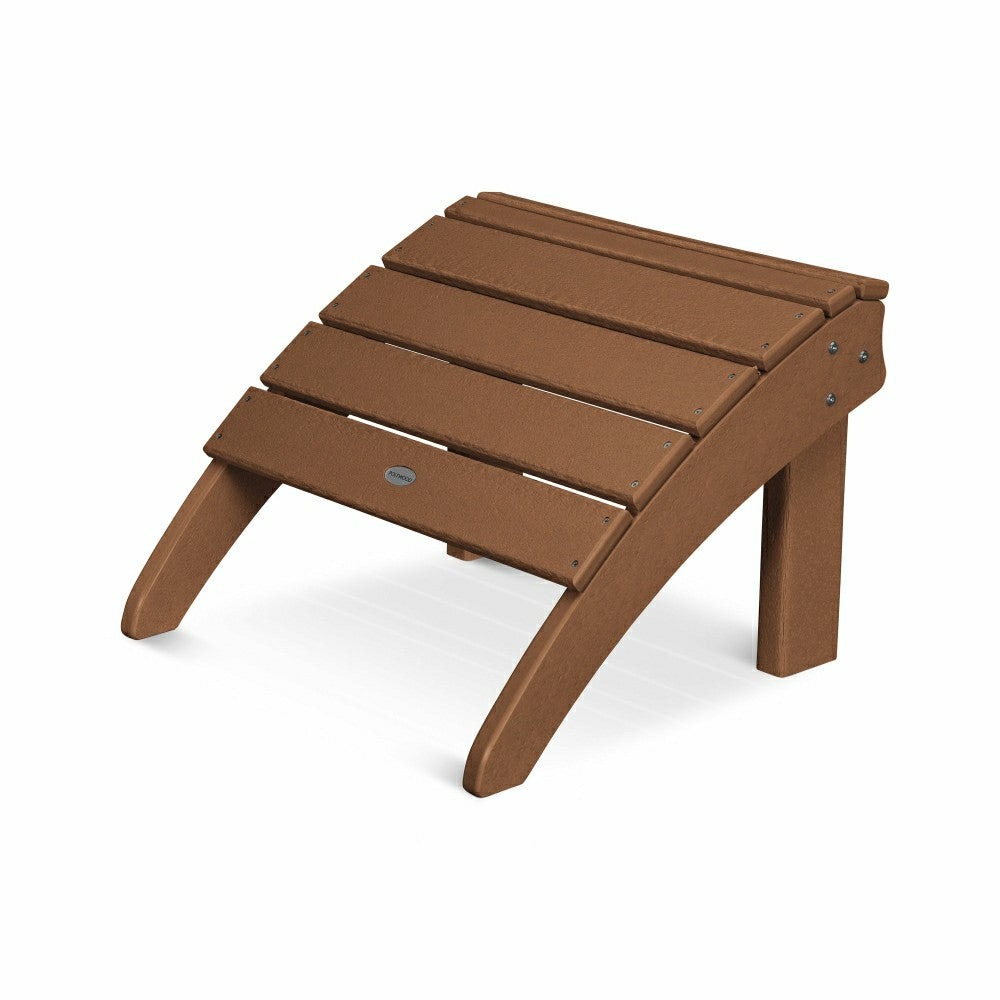POLYWOOD® Seashell Ottoman | Plow & Hearth