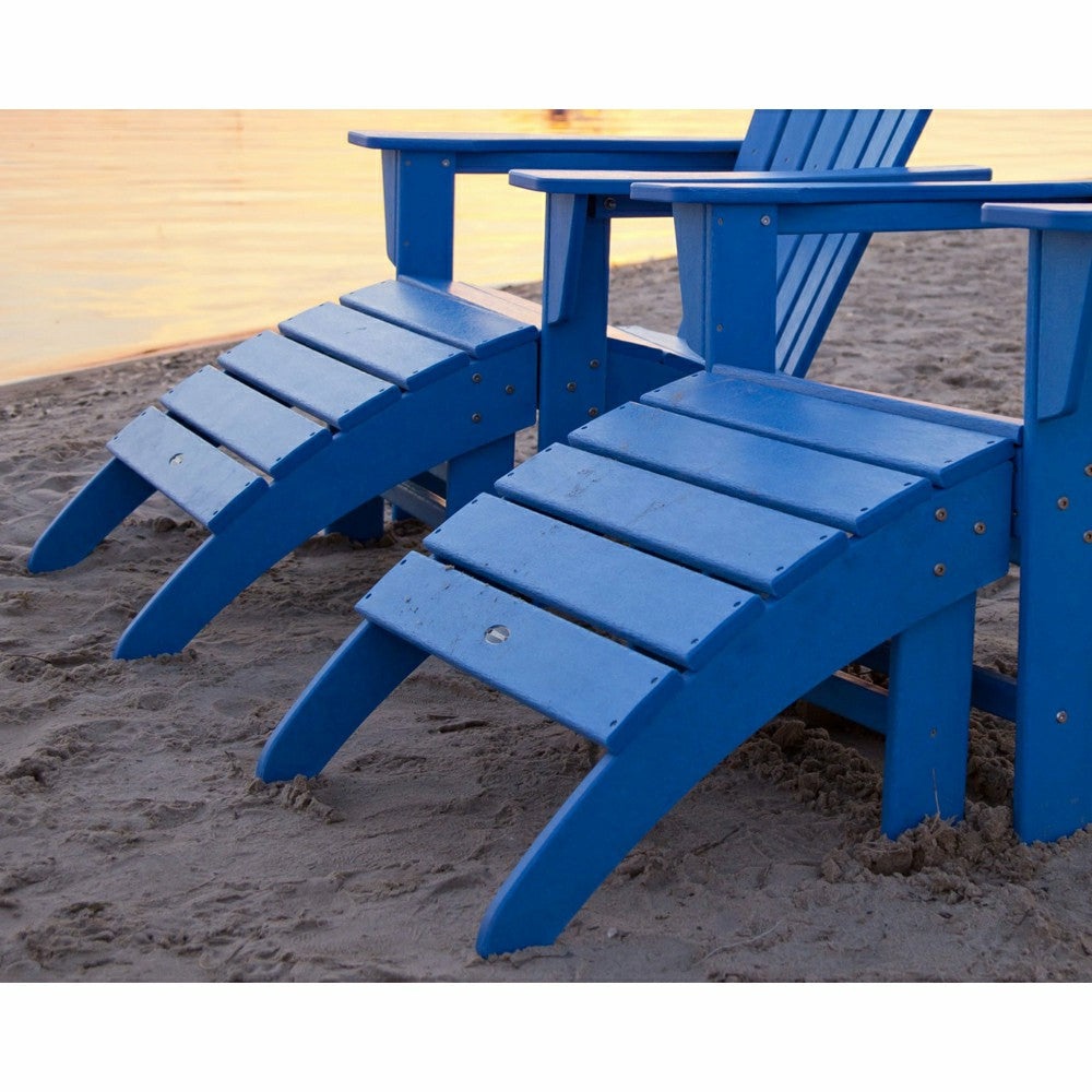 POLYWOOD® South Beach Adirondack Ottoman | Plow & Hearth