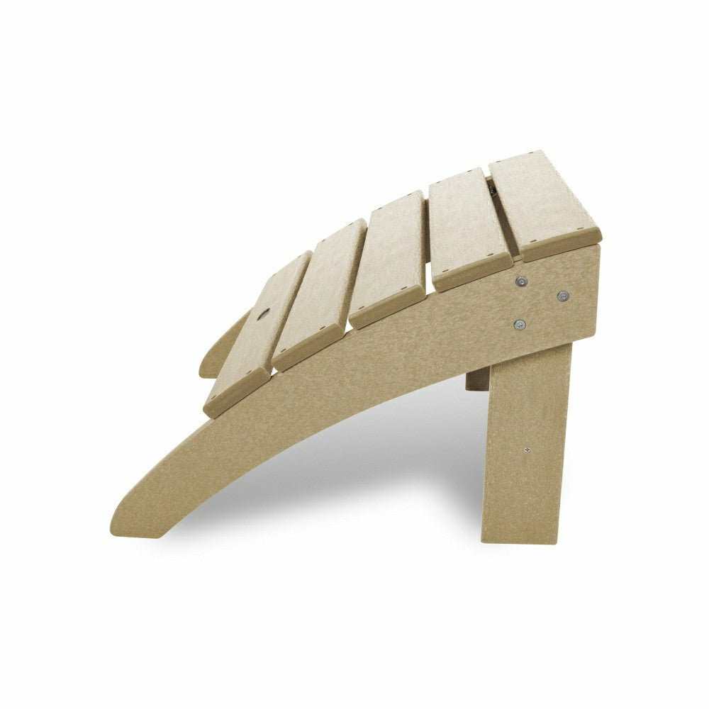 POLYWOOD® South Beach Adirondack Ottoman | Plow & Hearth