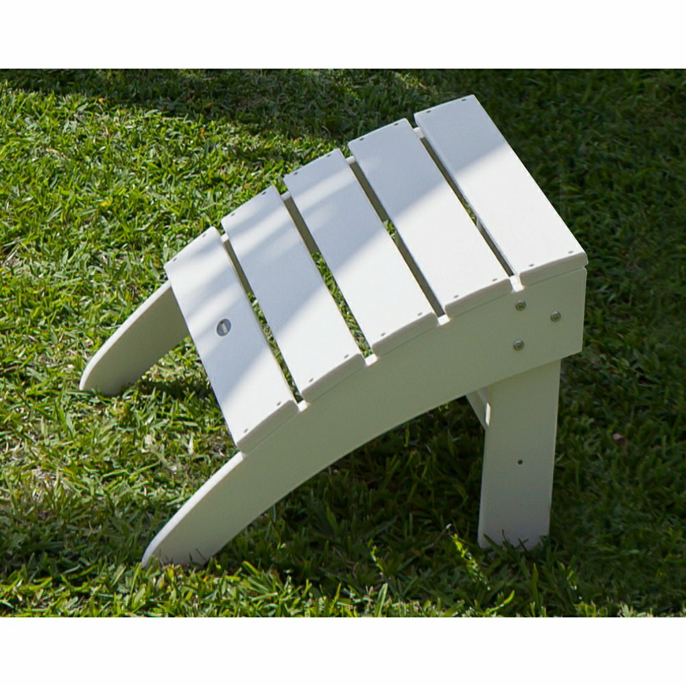 POLYWOOD® South Beach Adirondack Ottoman | Plow & Hearth