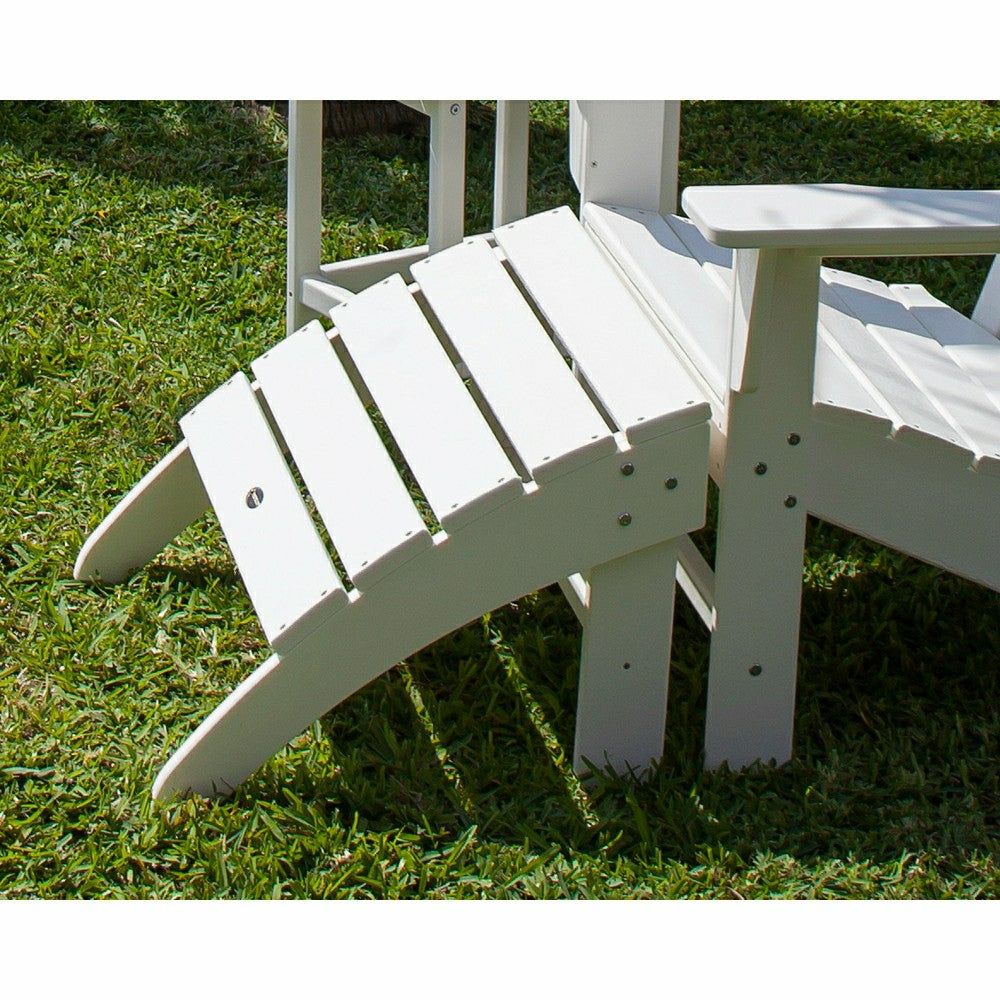 POLYWOOD® South Beach Adirondack Ottoman | Plow & Hearth