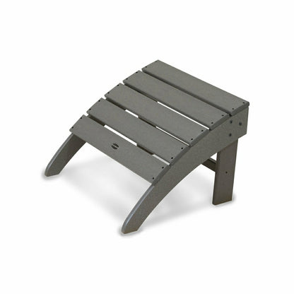 POLYWOOD® South Beach Adirondack Ottoman | Plow & Hearth