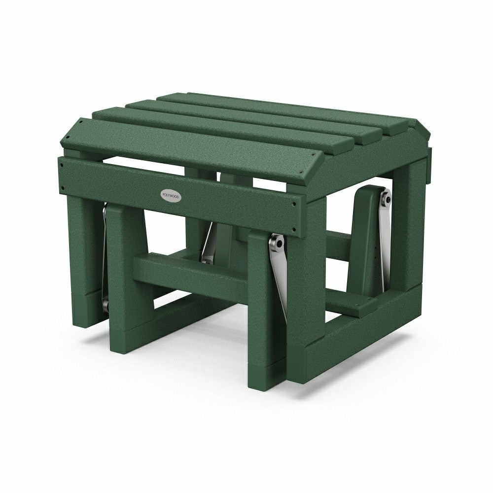 POLYWOOD® Classic Adirondack Glider Ottoman | Plow & Hearth