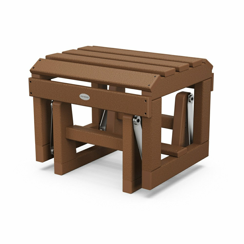 POLYWOOD® Classic Adirondack Glider Ottoman | Plow & Hearth