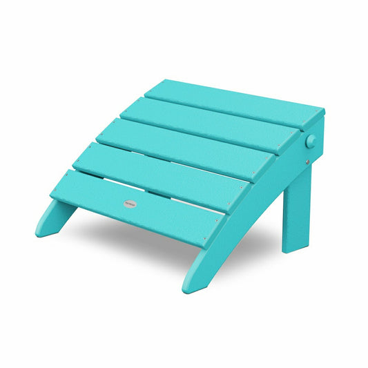 POLYWOOD® Classic Oversized Adirondack Folding Ottoman | Plow & Hearth