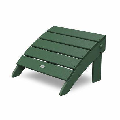 POLYWOOD® Classic Oversized Adirondack Folding Ottoman | Plow & Hearth