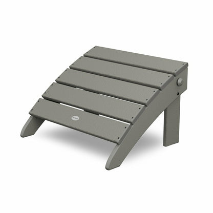 POLYWOOD® Classic Oversized Adirondack Folding Ottoman | Plow & Hearth
