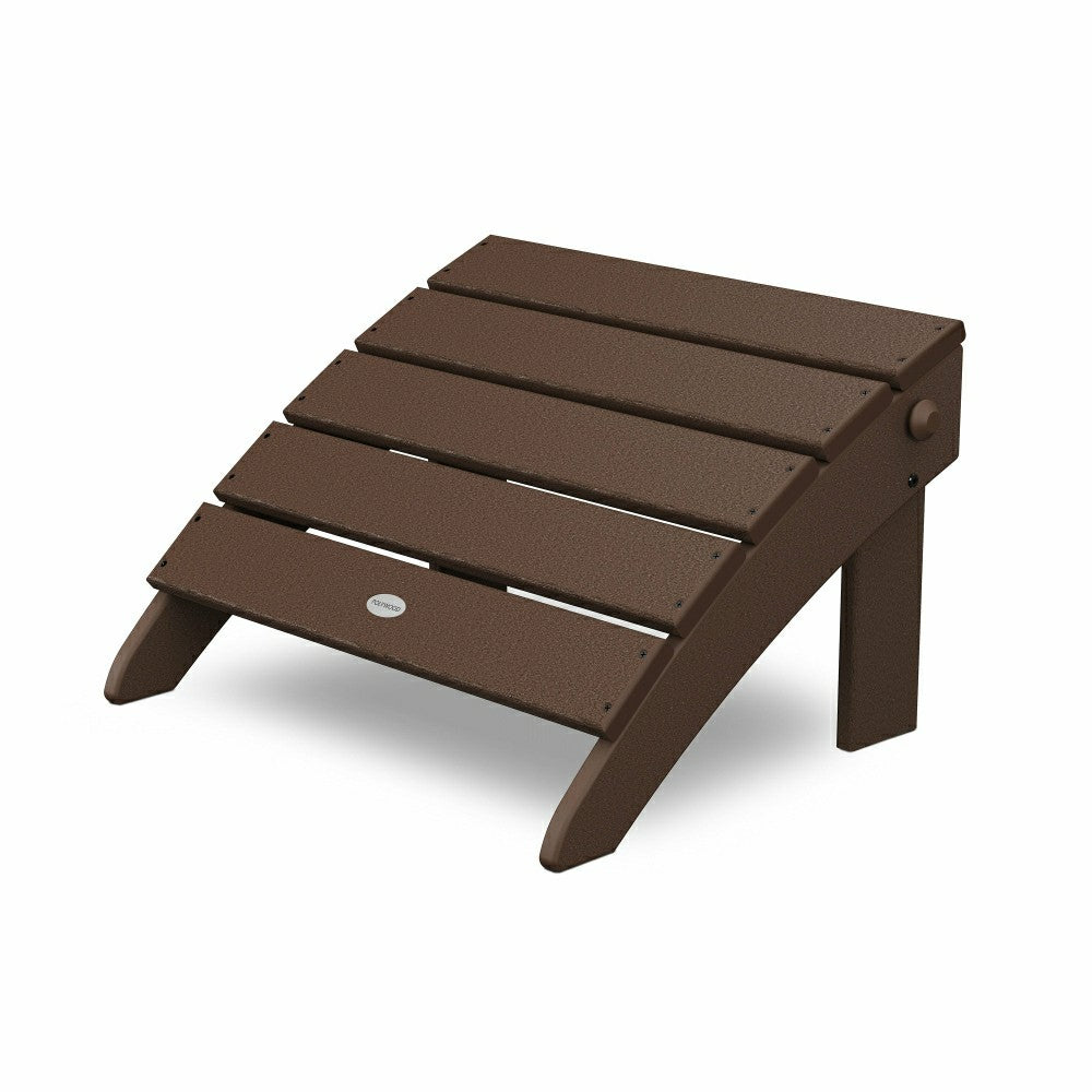 POLYWOOD® Classic Oversized Adirondack Folding Ottoman | Plow & Hearth