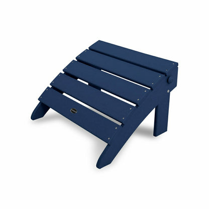 POLYWOOD® Classic Oversized Adirondack Folding Ottoman | Plow & Hearth
