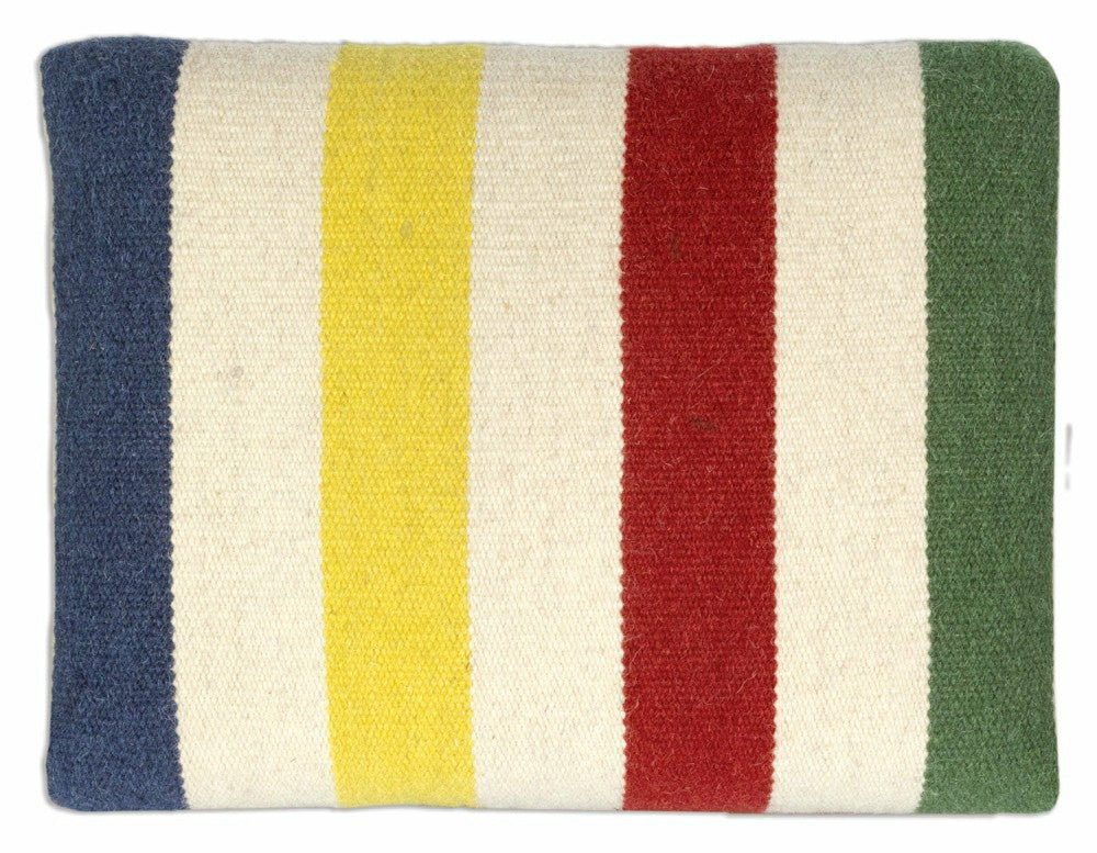 Hudson Bay Hand-Hooked Footstool | Plow & Hearth