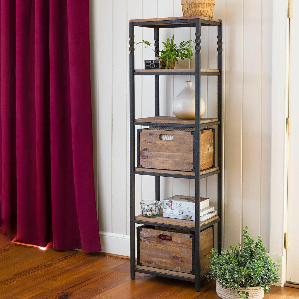 Deep Creek Etagere Storage Stand with Shelves | Plow & Hearth