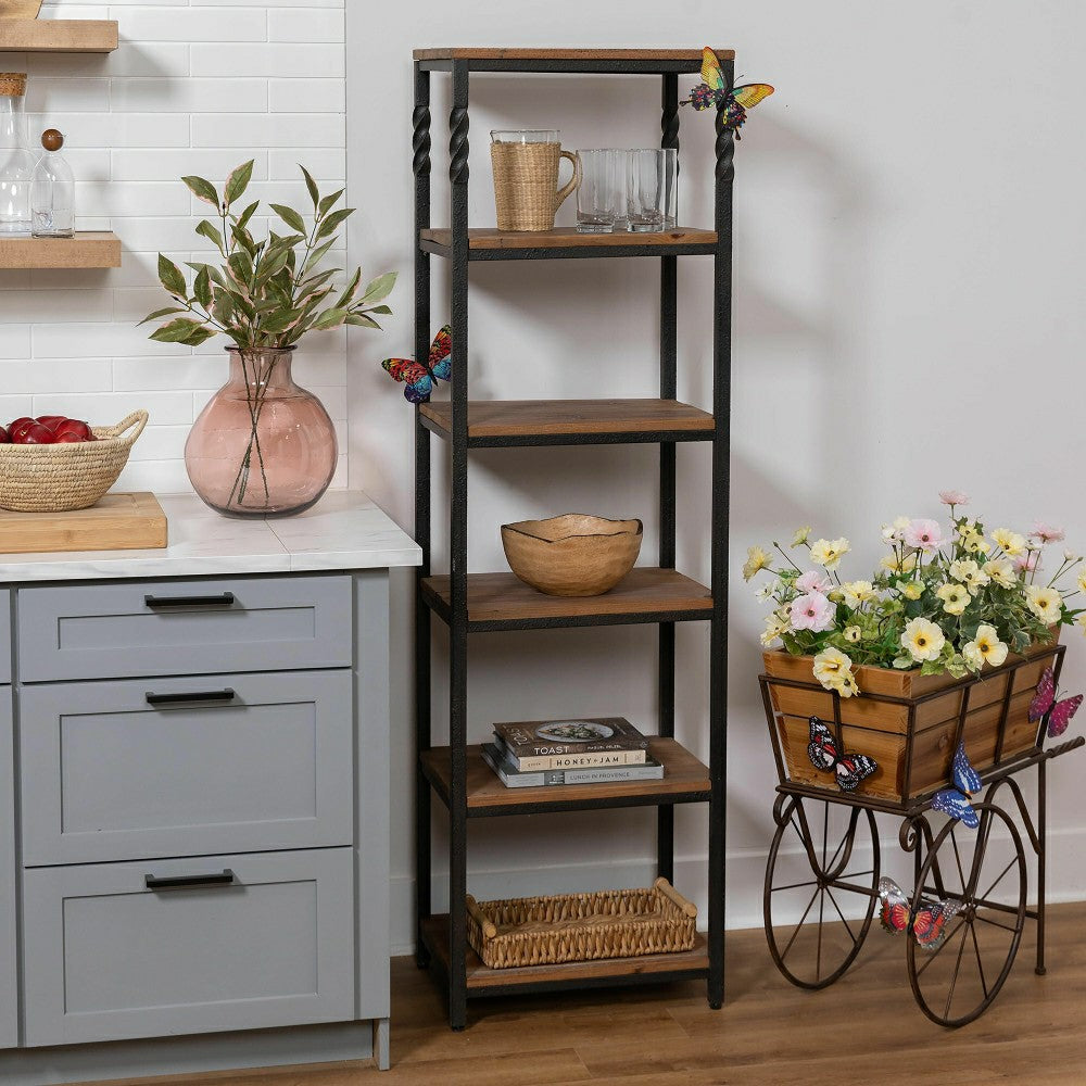 Deep Creek Etagere Storage Stand with Shelves | Plow & Hearth