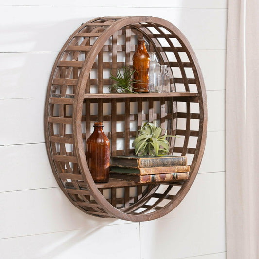 Woven Oval Wall Shelf | Plow & Hearth