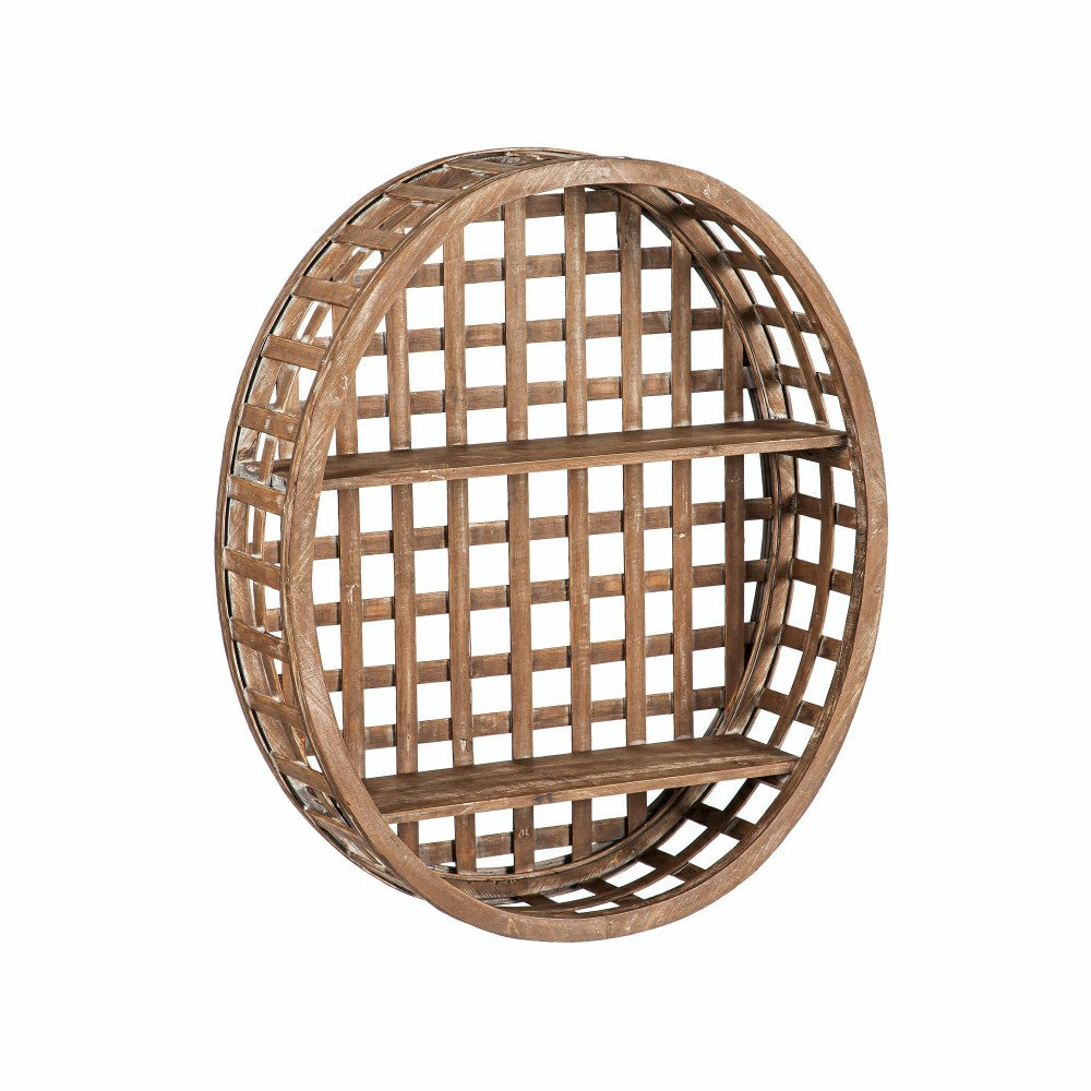 Woven Oval Wall Shelf | Plow & Hearth