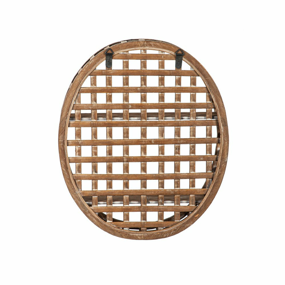 Woven Oval Wall Shelf | Plow & Hearth