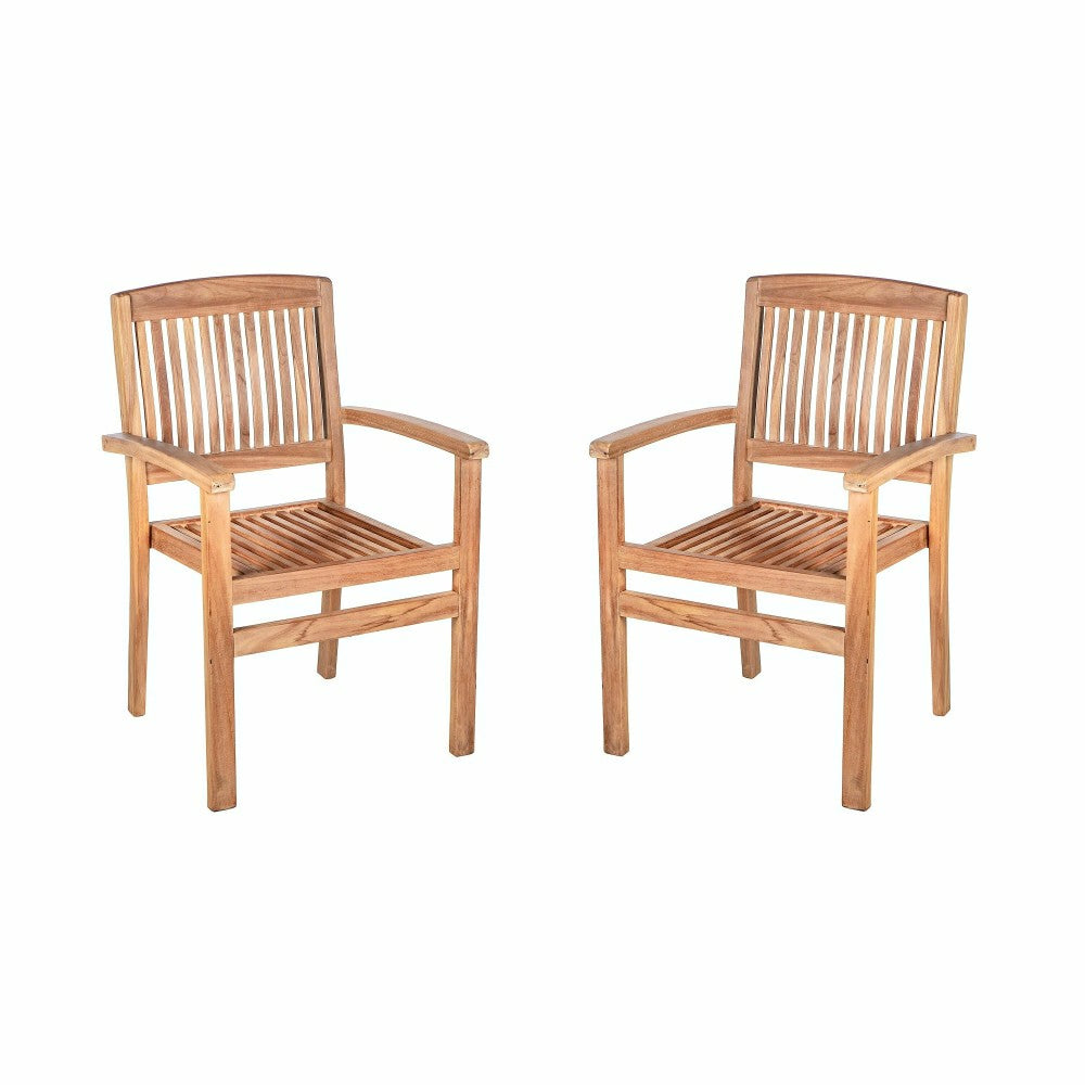 Teak Seating Set, 4-Piece | Plow & Hearth