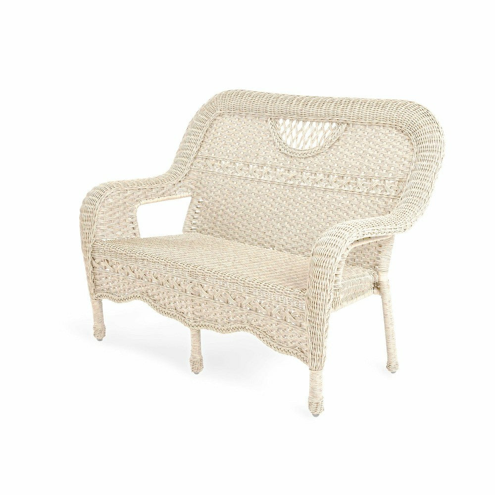 Prospect Hill Wicker Settee | Plow & Hearth