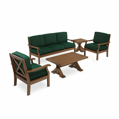 Sofa Set: Sofa, Chairs, & 2 Tables | Plow & Hearth